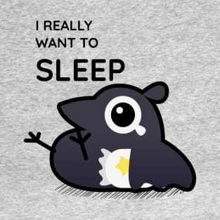 Sleepy crow T-Shirt